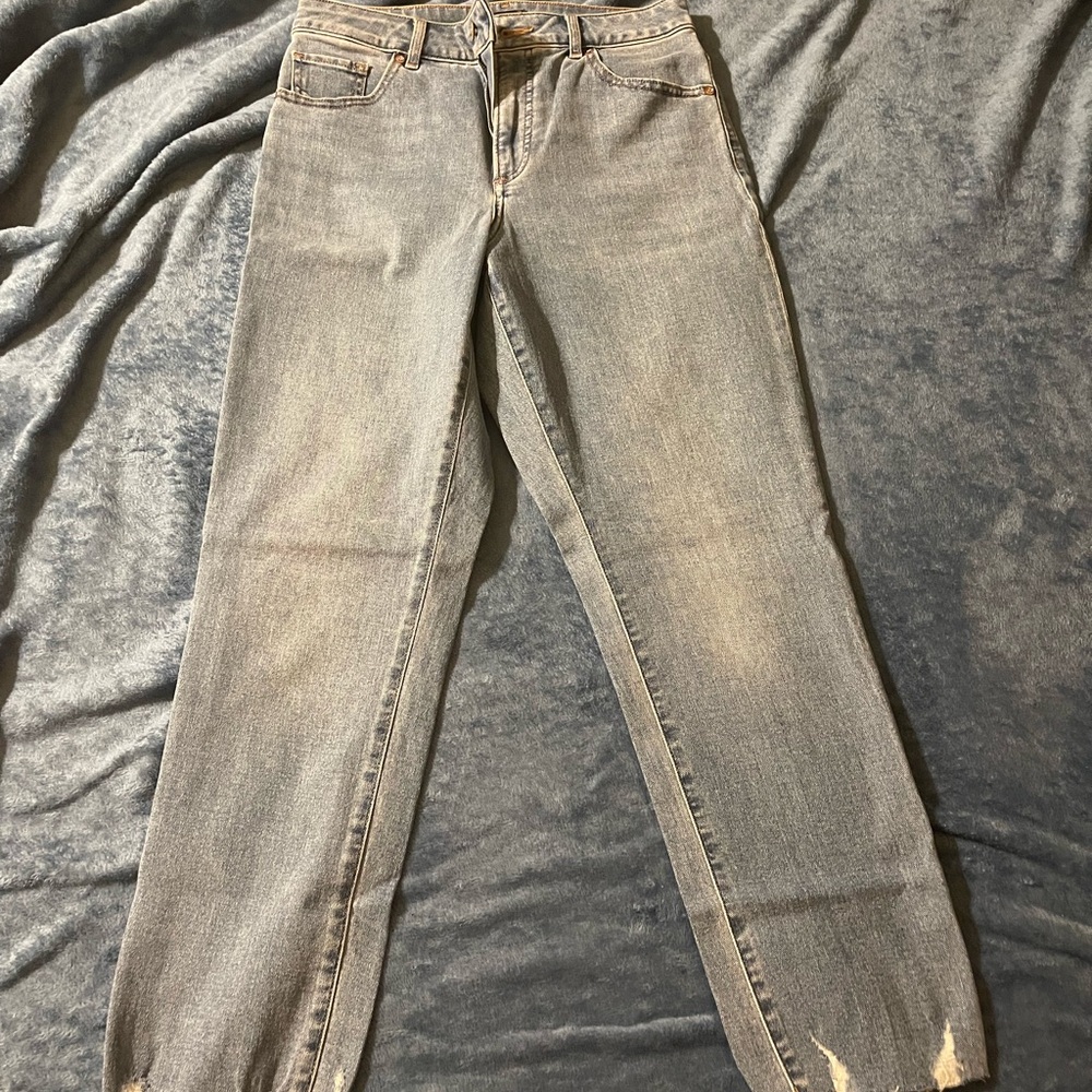 Express Women’s Gray Skinny Jeans